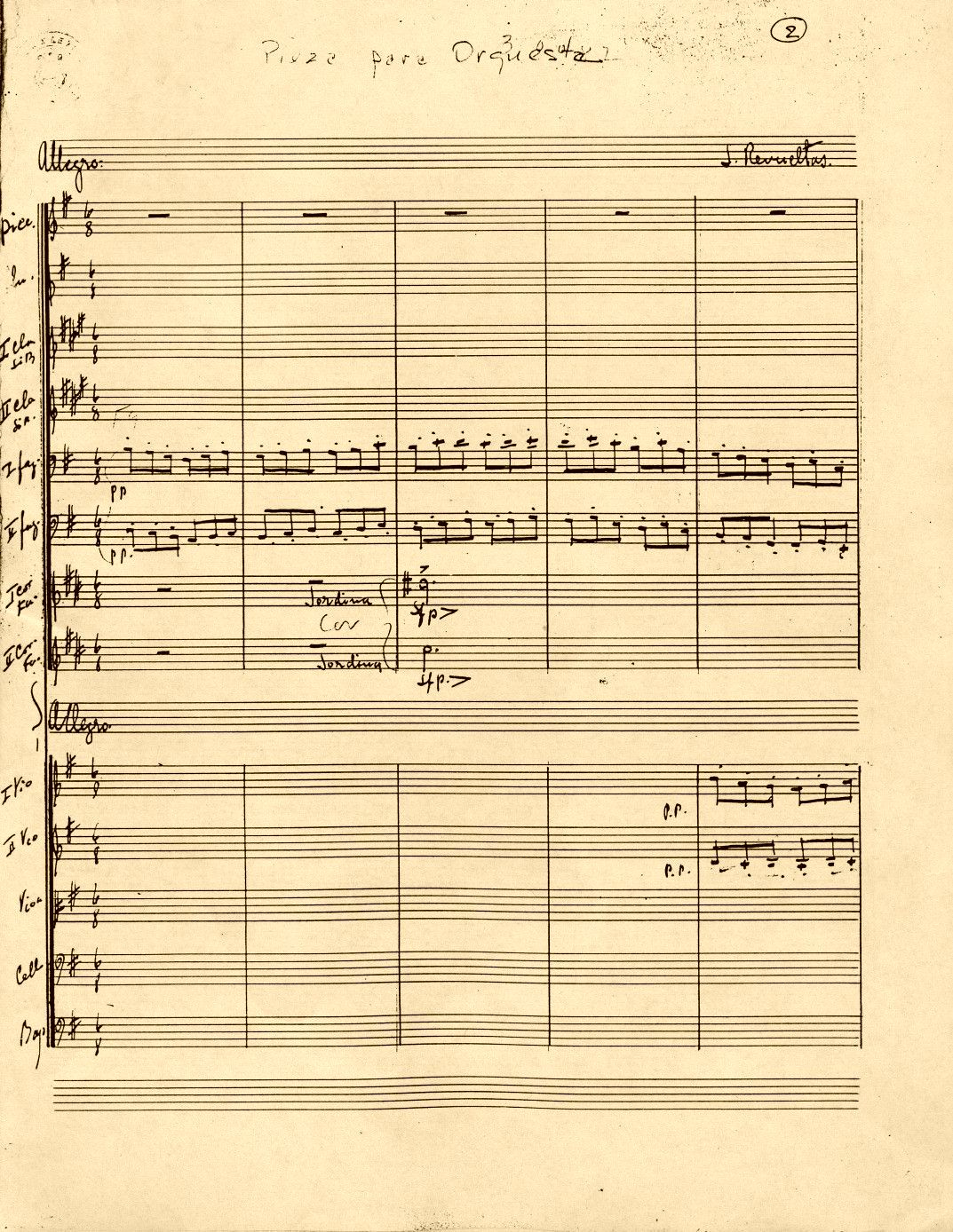 PIEZA PARA ORQUESTA